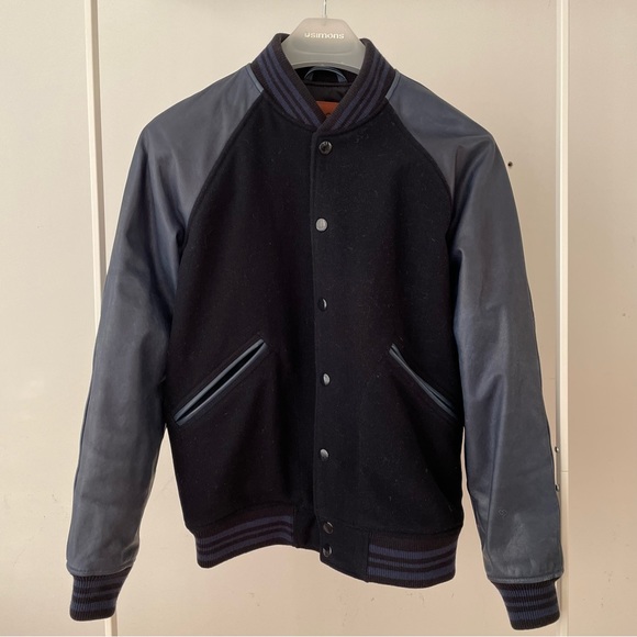 Gap Leather Wool Varsity Jacket - Picture 2 of 14